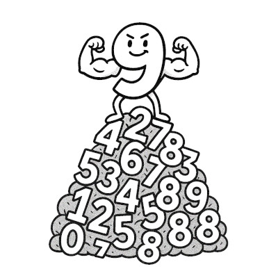 Shows a Min Heap where the value of the root node is 3 and all children nodes have higher values than their parent nodes.