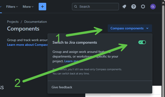 Switch to Jira Components