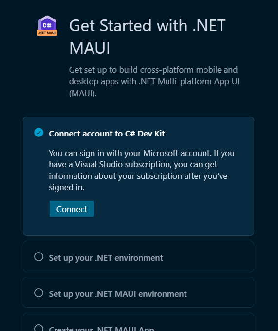 Screenshot of .NET MAUI Walkthrough