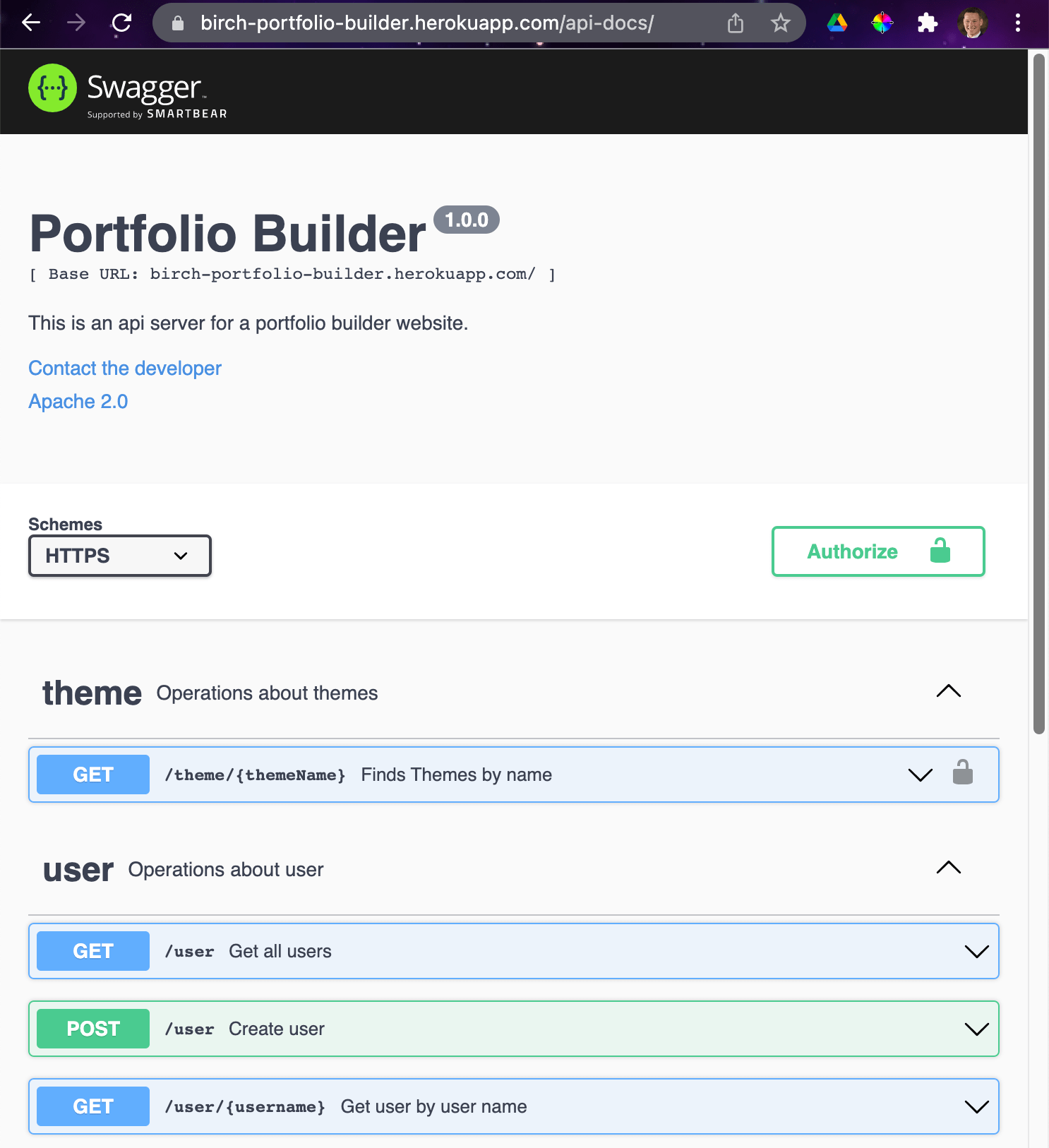 swagger documentation