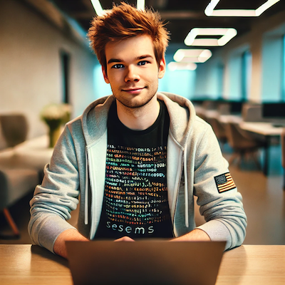 AI rendering of a portrait of Roberto Diaz