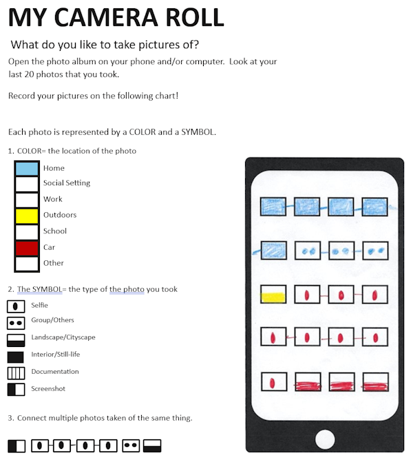 Data gathering camera roll