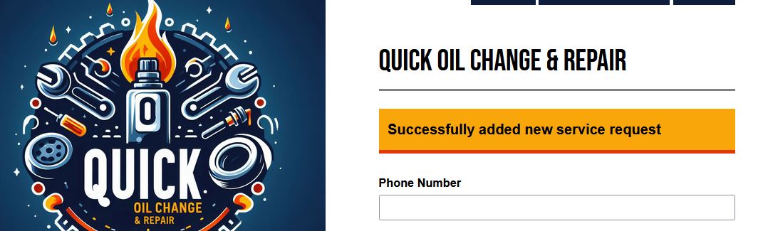 Quick Oil Change and Repair