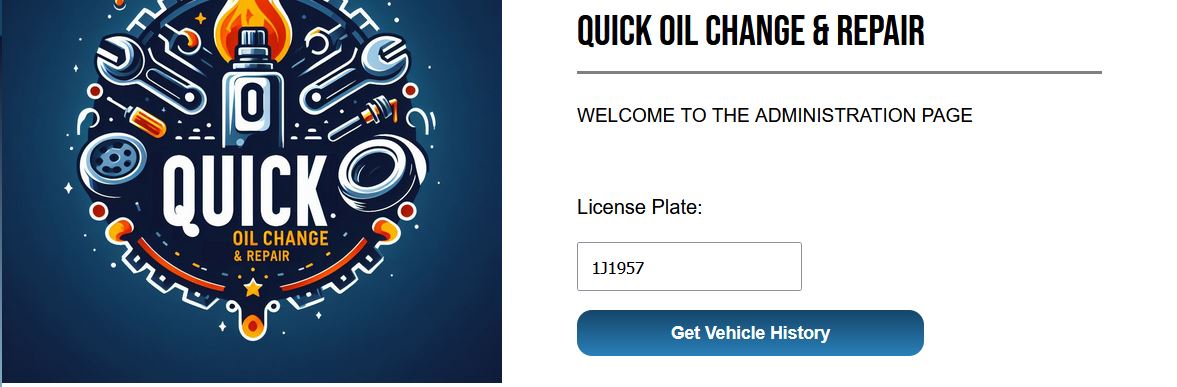 Quick Oil Change and Repair