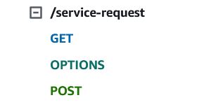 Service Request API Gateway