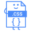 Logotipo do CSS com declaração float: right.