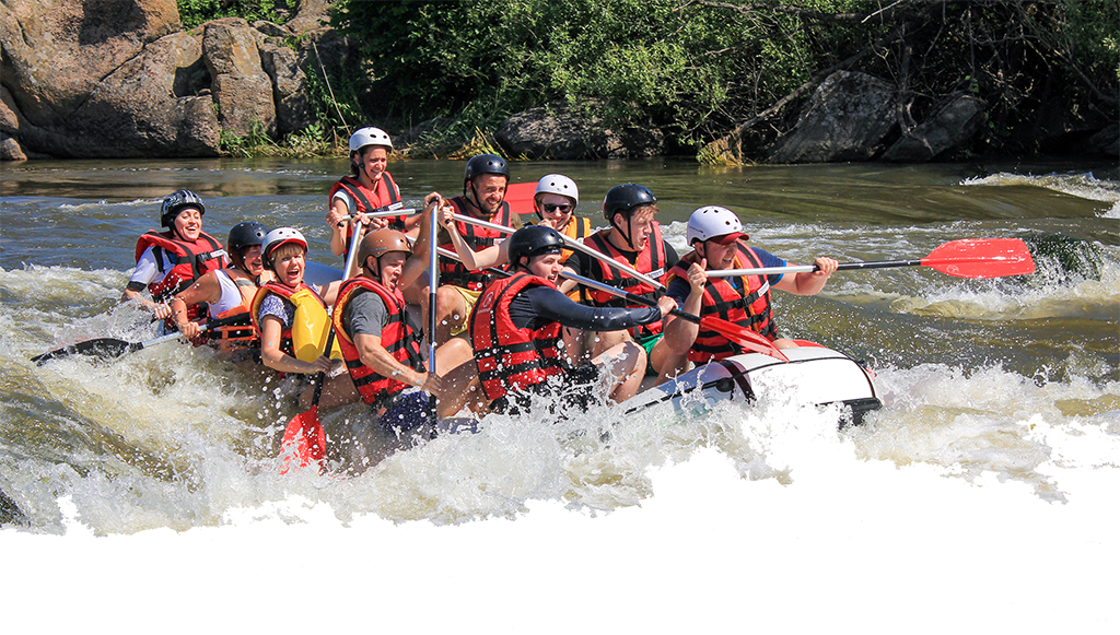 Imagens de Amostra do Site de Rafting