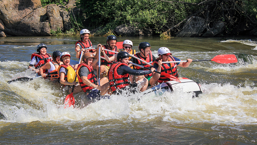 Imagens de Amostra do Site de Rafting