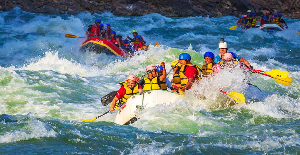 Imagens de Amostra do Site de Rafting