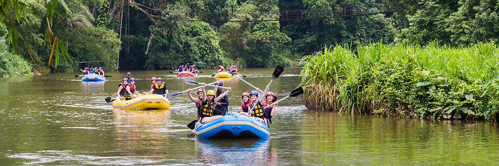 Imagens de Amostra do Site de Rafting