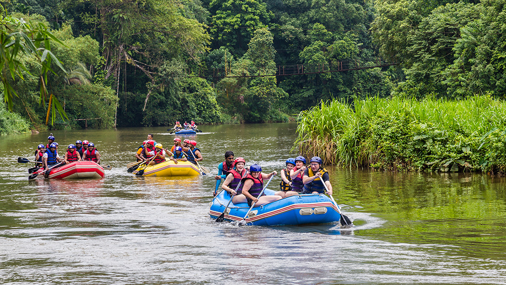 Imagens de Amostra do Site de Rafting