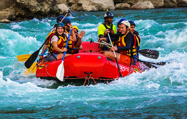 Imagens de Amostra do Site de Rafting