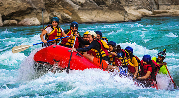 Imagens de Amostra do Site de Rafting