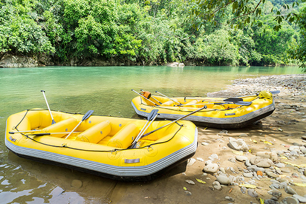 Imagens de Amostra do Site de Rafting