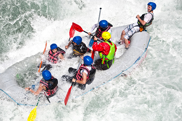 Imagens de Amostra do Site de Rafting