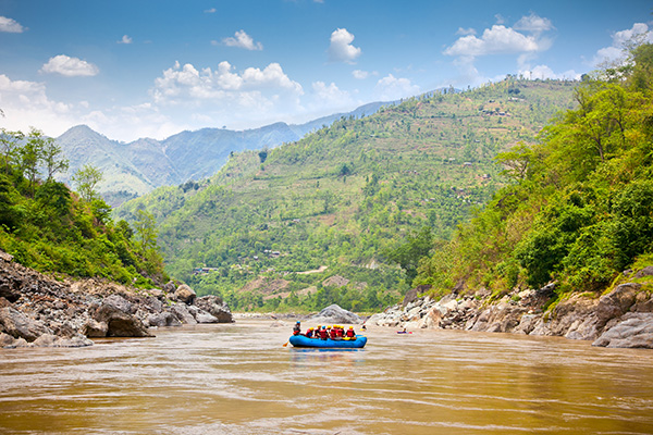 Imagens de Amostra do Site de Rafting