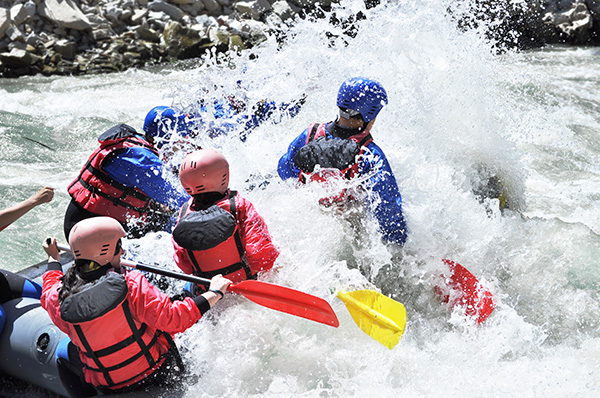 Imagens de Amostra do Site de Rafting