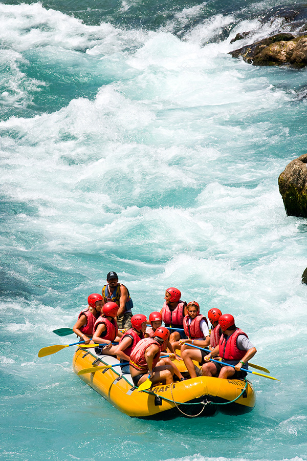 Imagens de Amostra do Site de Rafting
