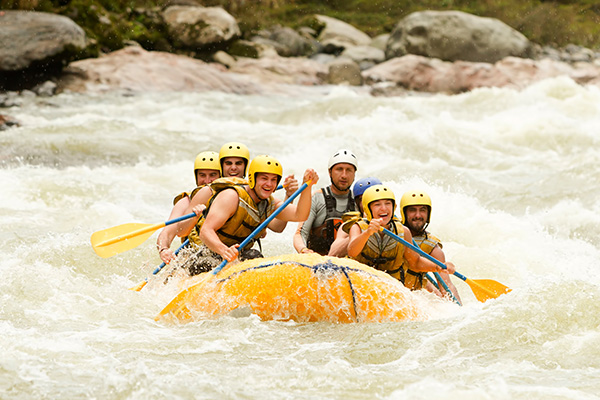 Imagens de Amostra do Site de Rafting