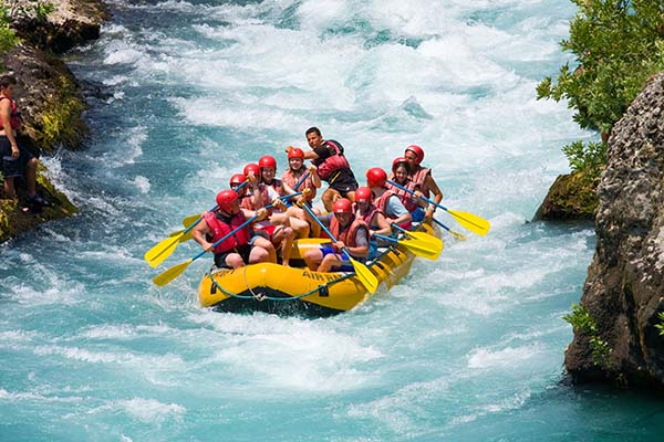 Imagens de Amostra do Site de Rafting