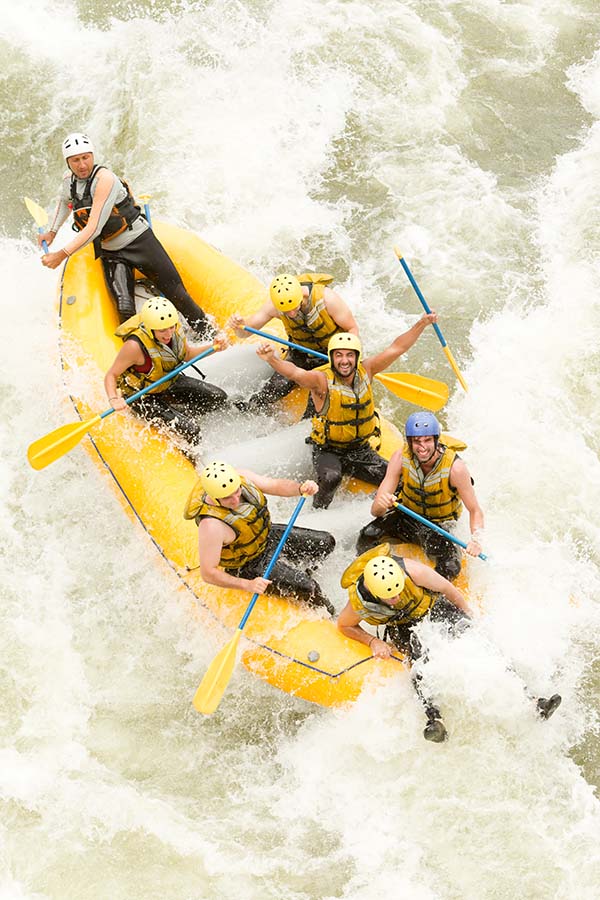 Imagens de Amostra do Site de Rafting