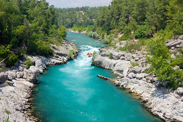 Imagens de Amostra do Site de Rafting