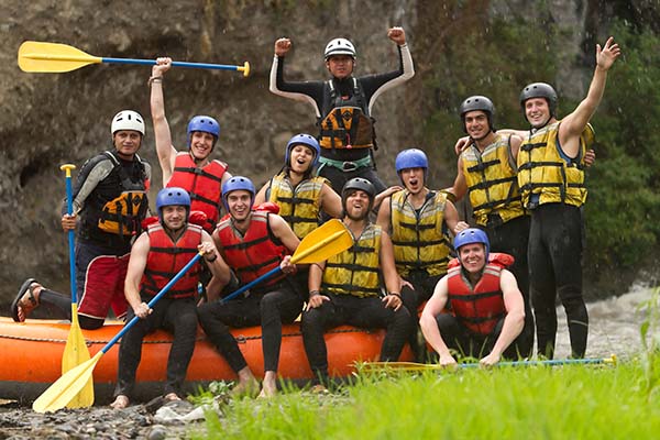 Imagens de Amostra do Site de Rafting