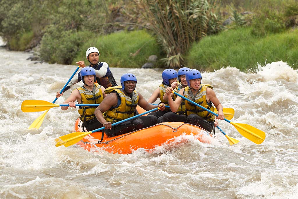Imagens de Amostra do Site de Rafting