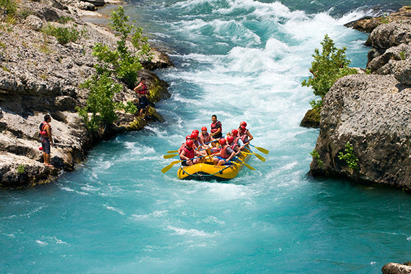 Imagens de Amostra do Site de Rafting