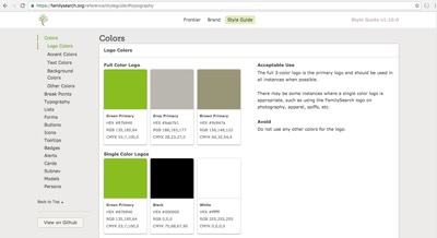 FamilySearch Style Guide