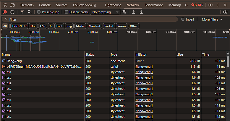 DevTools Network Tab