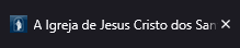 Captura de tela do ícone de favorito da Igreja de Jesus Cristo dos Santos dos Últimos Dias
