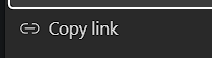 Copy Link in Kabob menu in Microsoft Teams